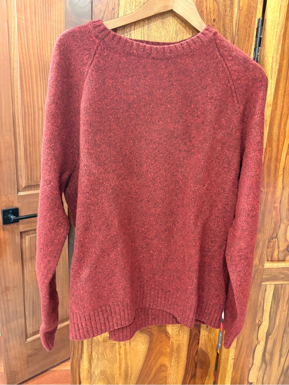 Men’s Crewneck Sweater in Red